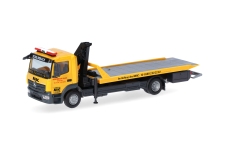 Herpa 321273 - H0 - Mercedes-Benz Plateau-Abschleppwagen Atego 13 ADAC Schlimbach